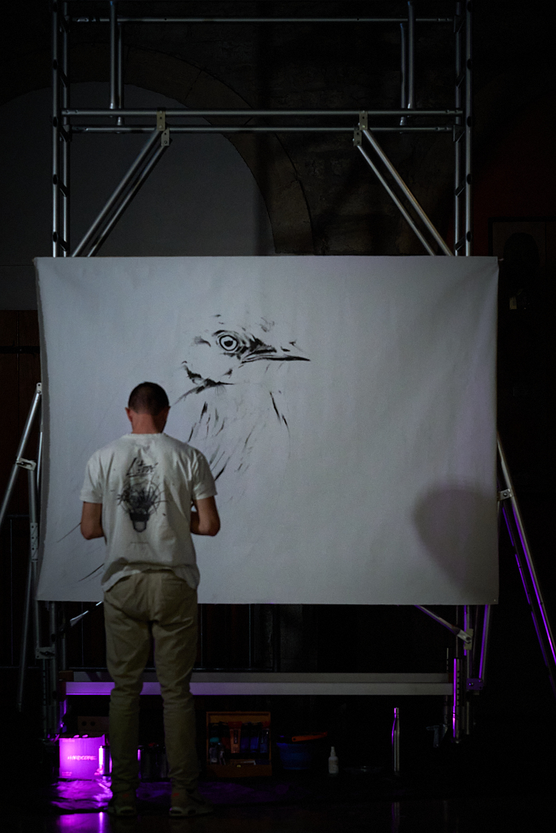 la fresque de MNR débute